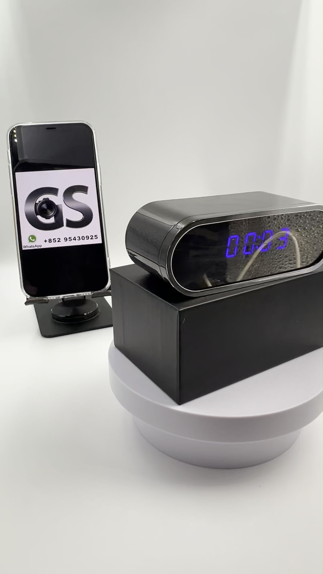 God of Secrets - 1080p HD Babysitter Camera Alarm Clock