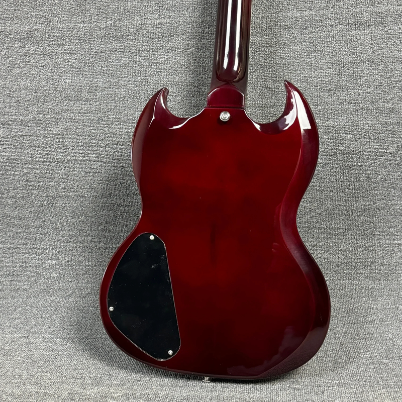 Top Dark Red SG Electric Guitar Work Fine Feel Comfortable Sound Super 6 strings