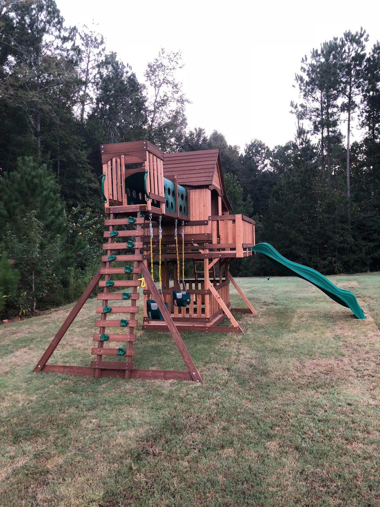 Woodridge Elite All Cedar Wood Swing Set