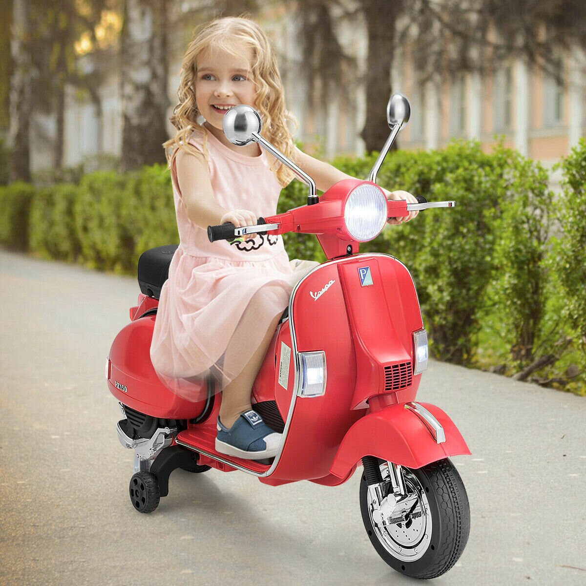 Kids Ride on Vespa Scooter Motorcycle