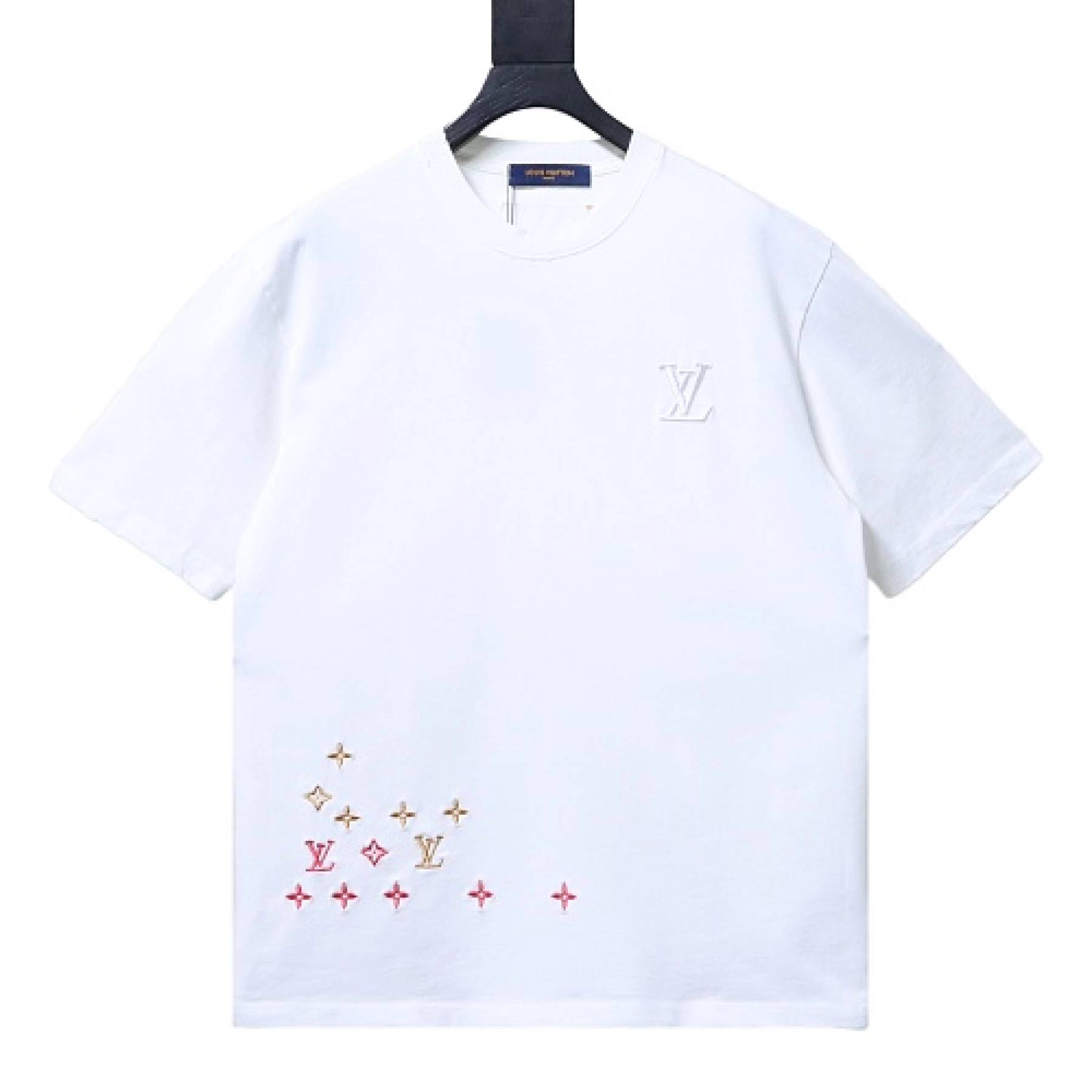 Louis Vuitton Embroidered Signature T-Shirt White