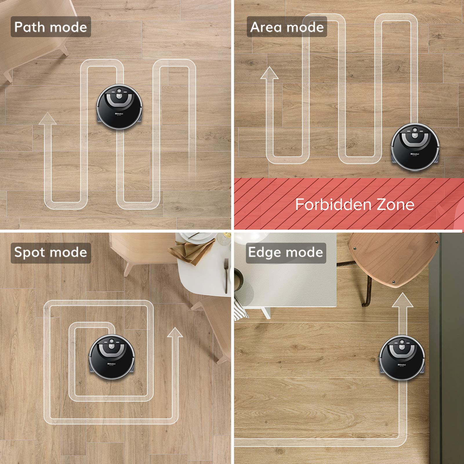 Autonomous Floor Mopping Scrubbing Robot for Hard Floors
