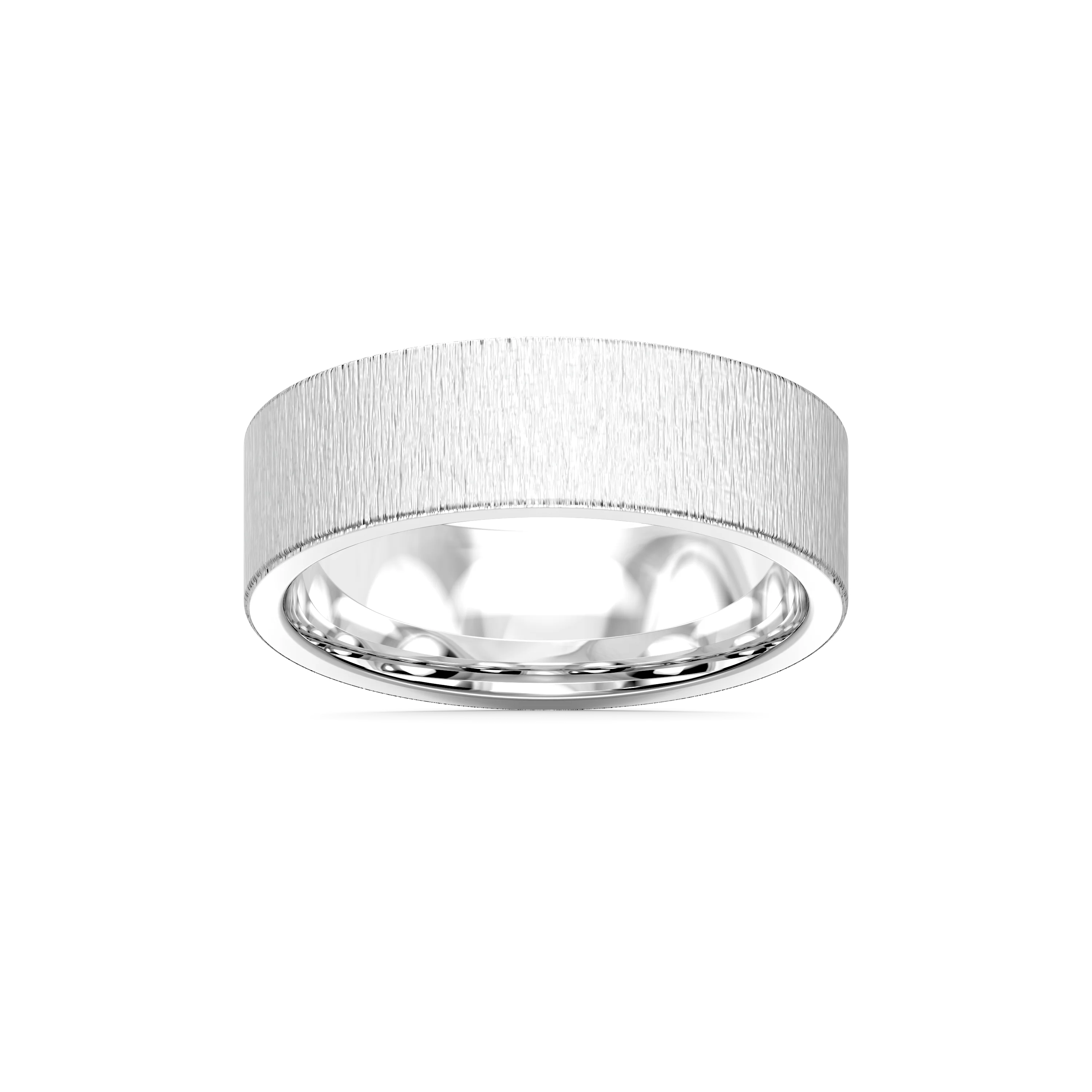 Aspen 6.00mm Flat Plain Metal Band