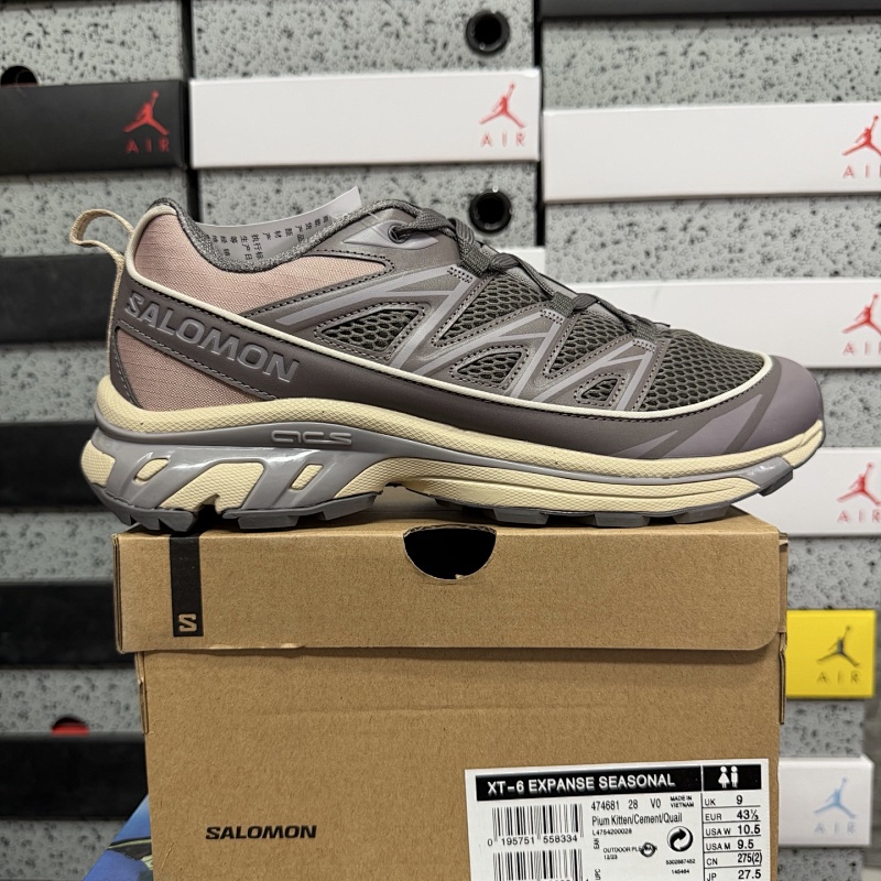 Salomon XT-6 Gray Taupe Sneakers