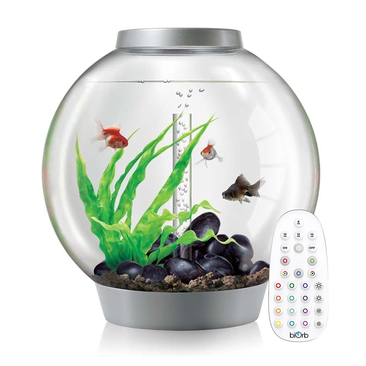 Classic 60L Aquarium in Silver with MCR LED Lighting