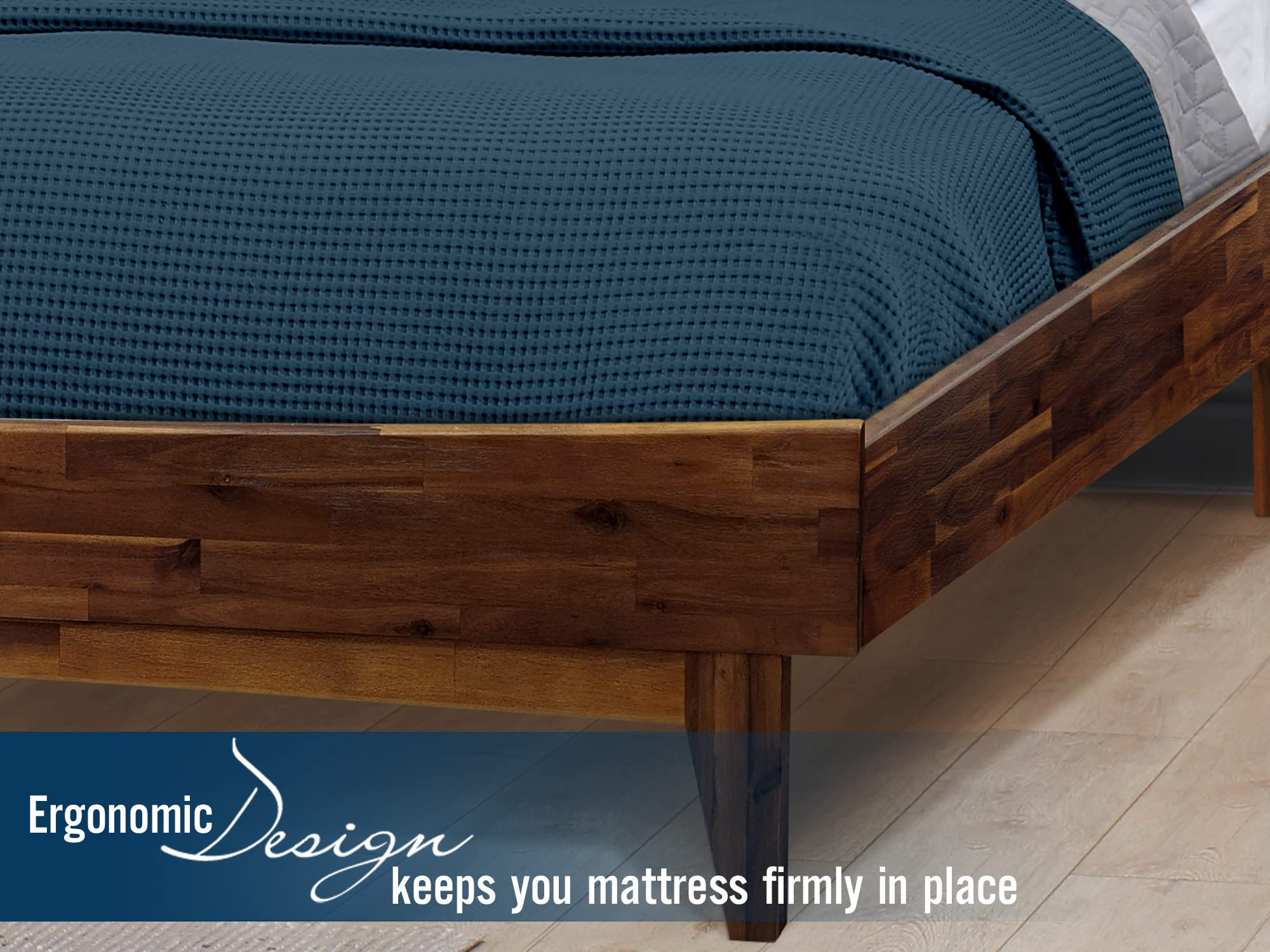 Acacia Aurora 14 Inch Wood Platform Bed