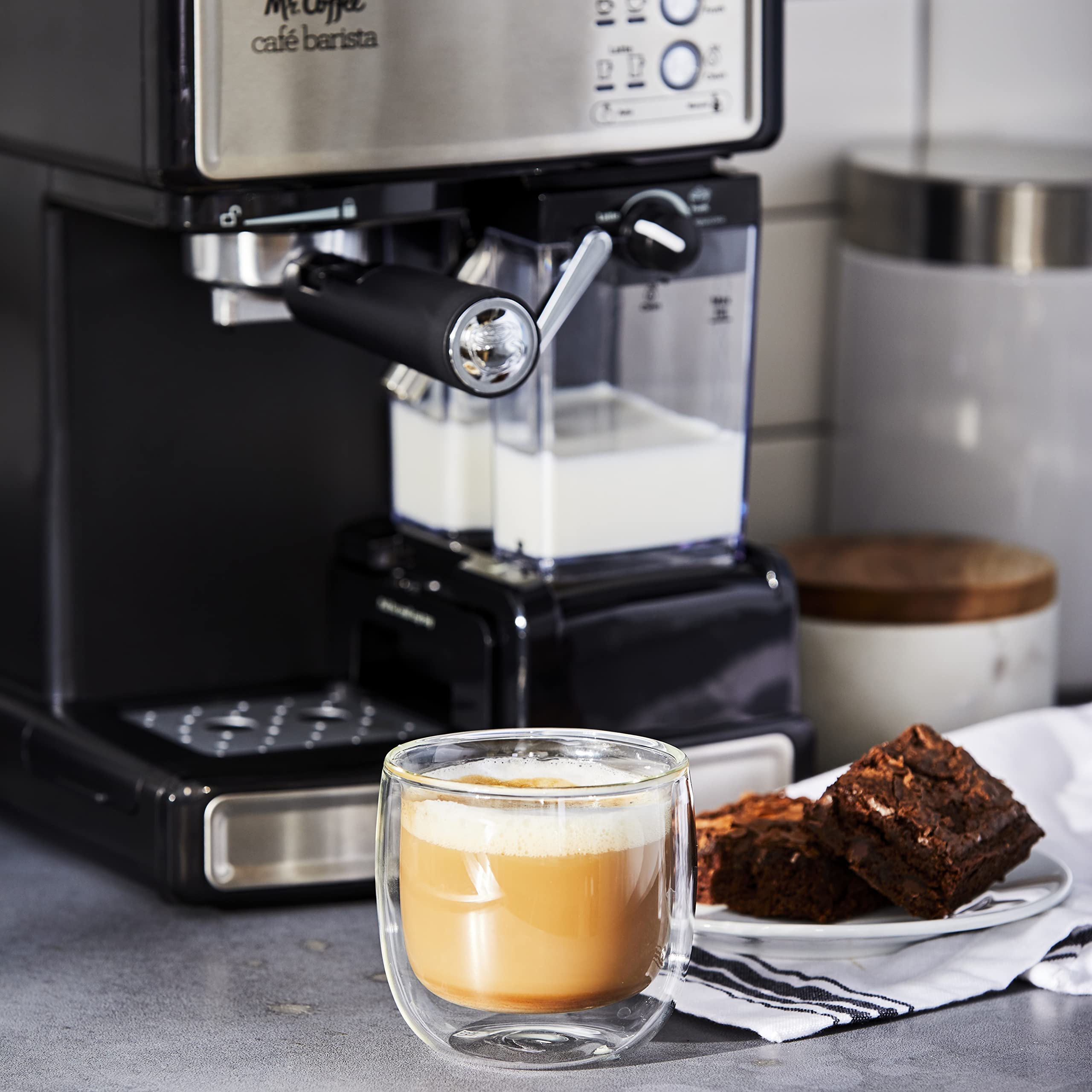 ECMP1000 Café Barista Premium Espresso/Cappuccino System, Silver