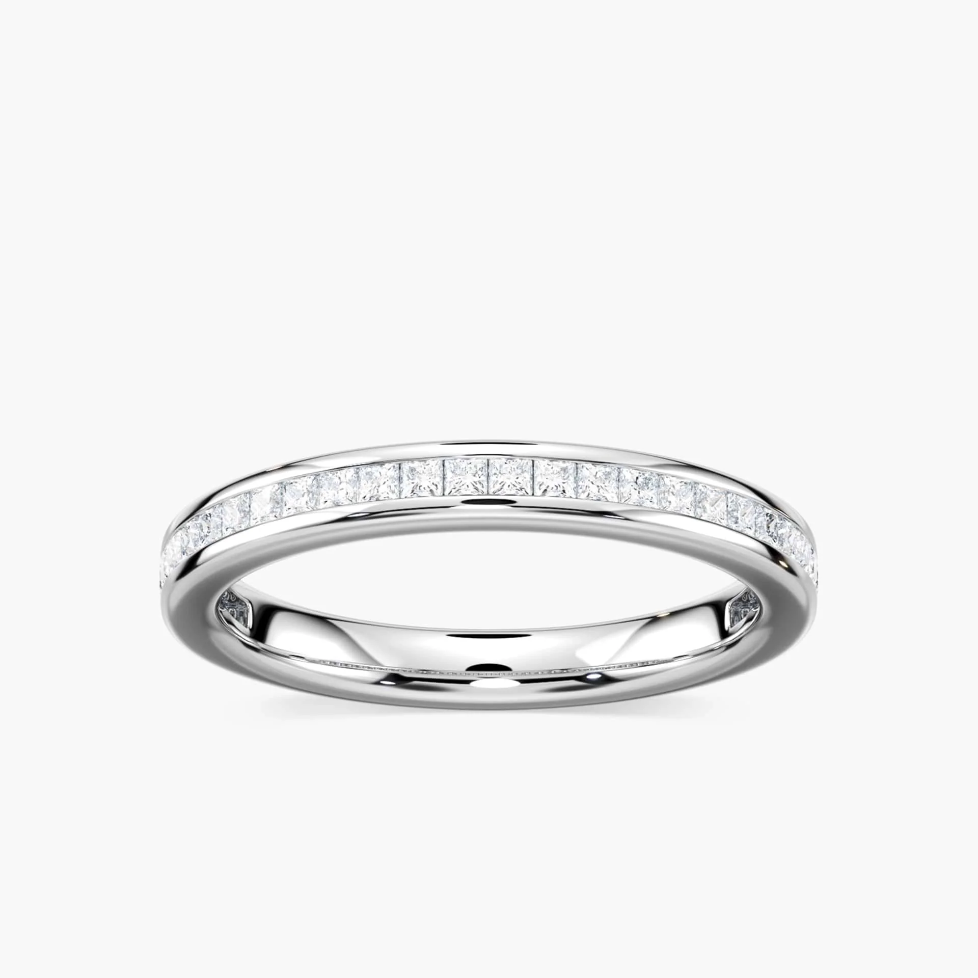 Hazel 1/2 ctw Princess Lab Grown Diamond Channel Set Wedding Band