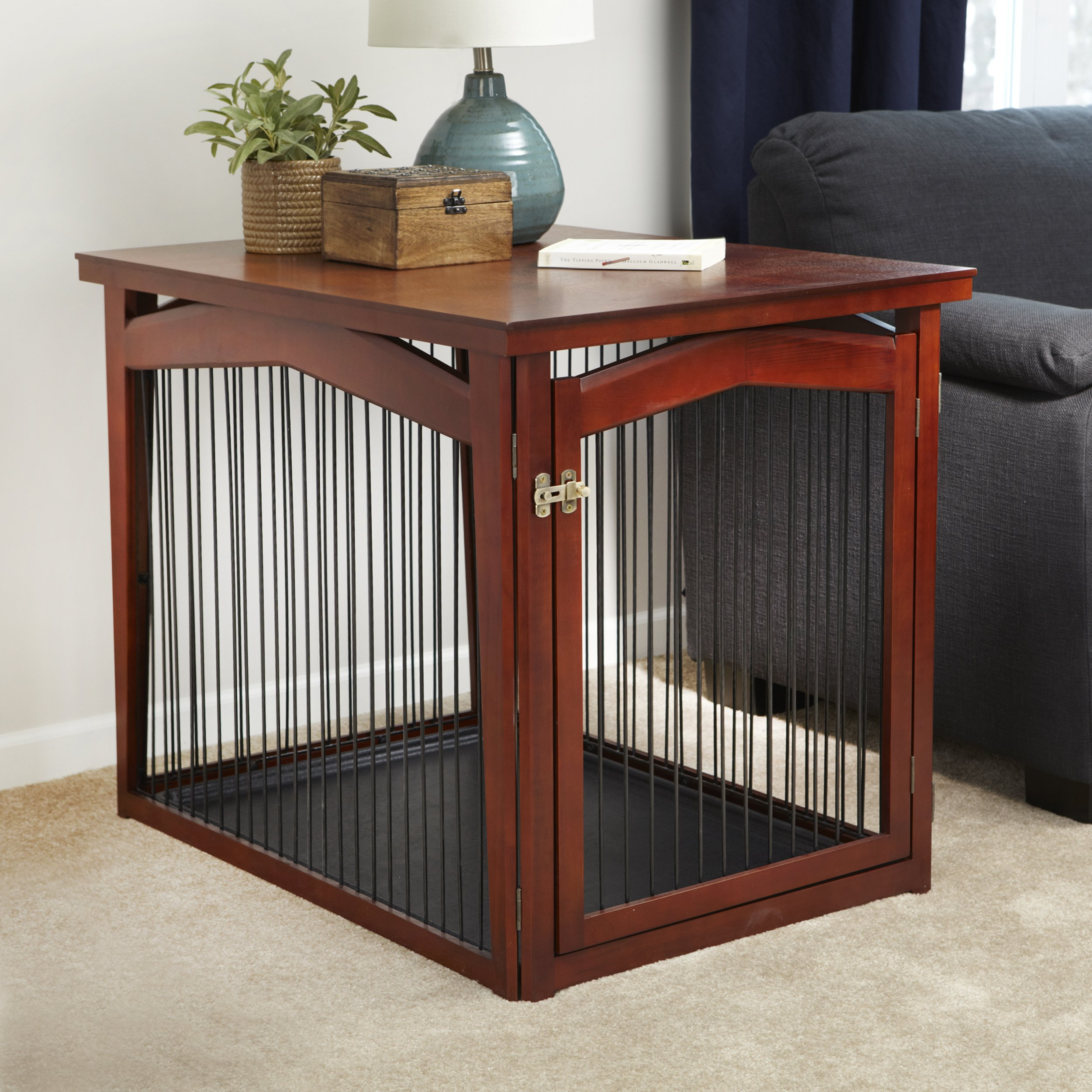 2-in-1 Configurable Pet Crate and Gate