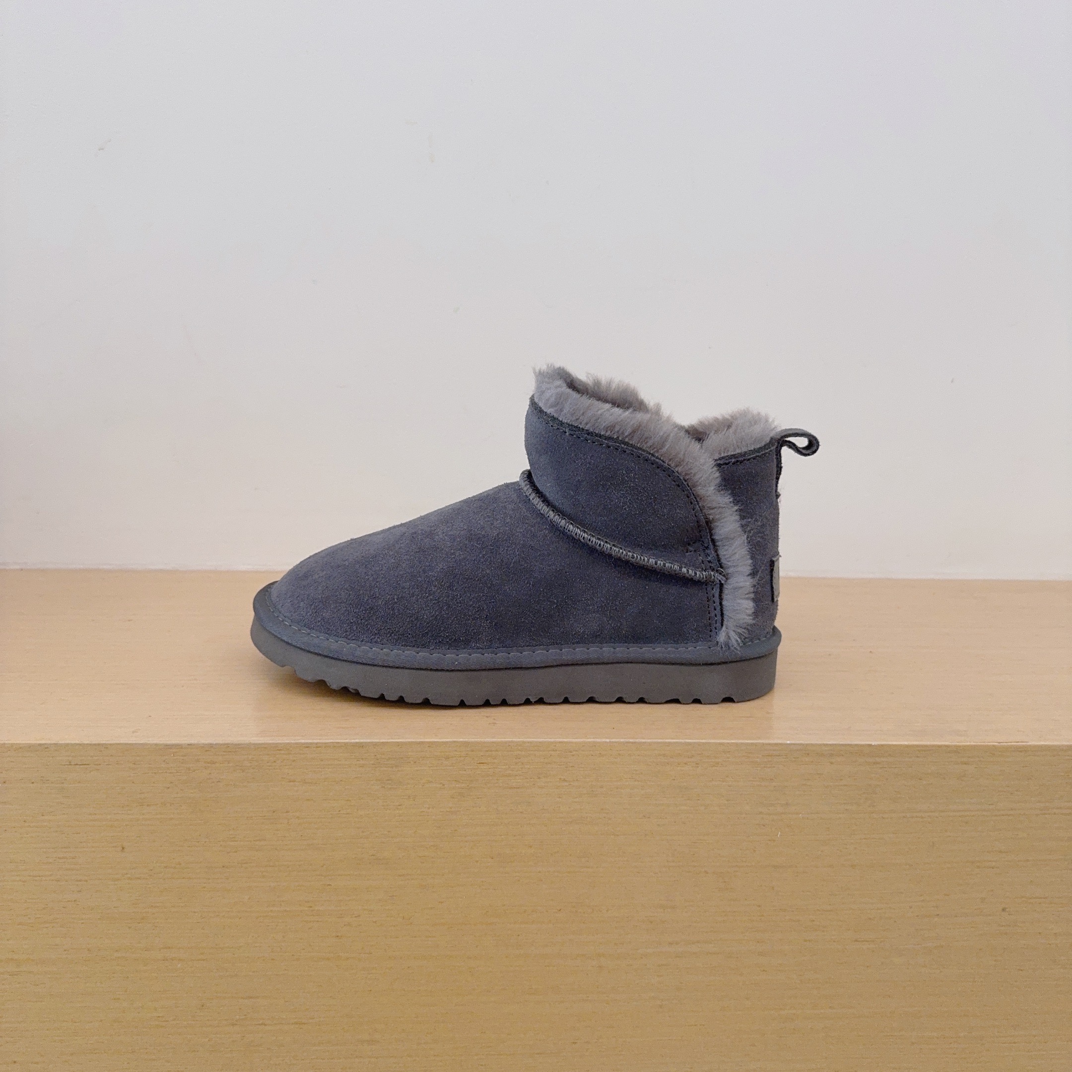 Fur Trim Ankle Boots