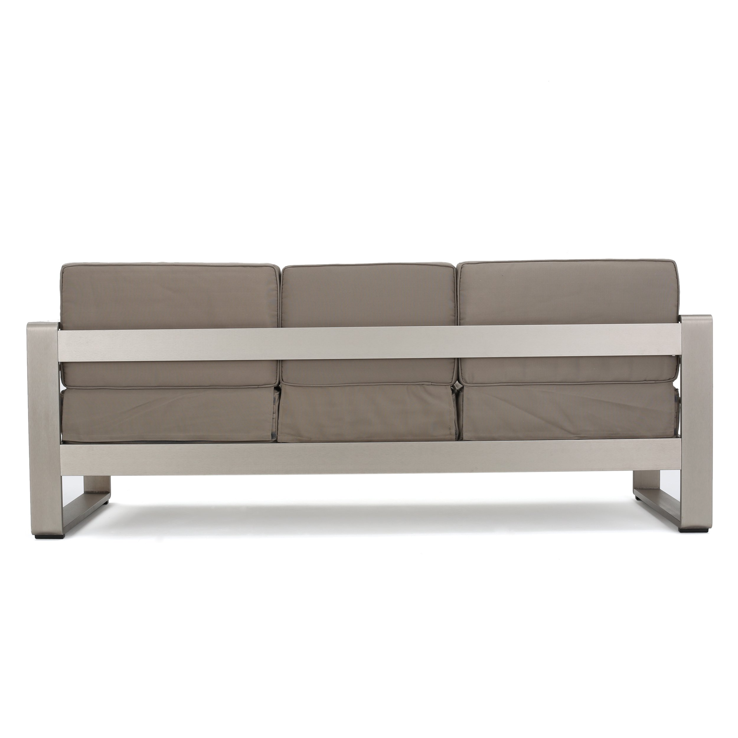 Cape Coral Set of Club Chairs with 3 Seater Loveseat and Firepit