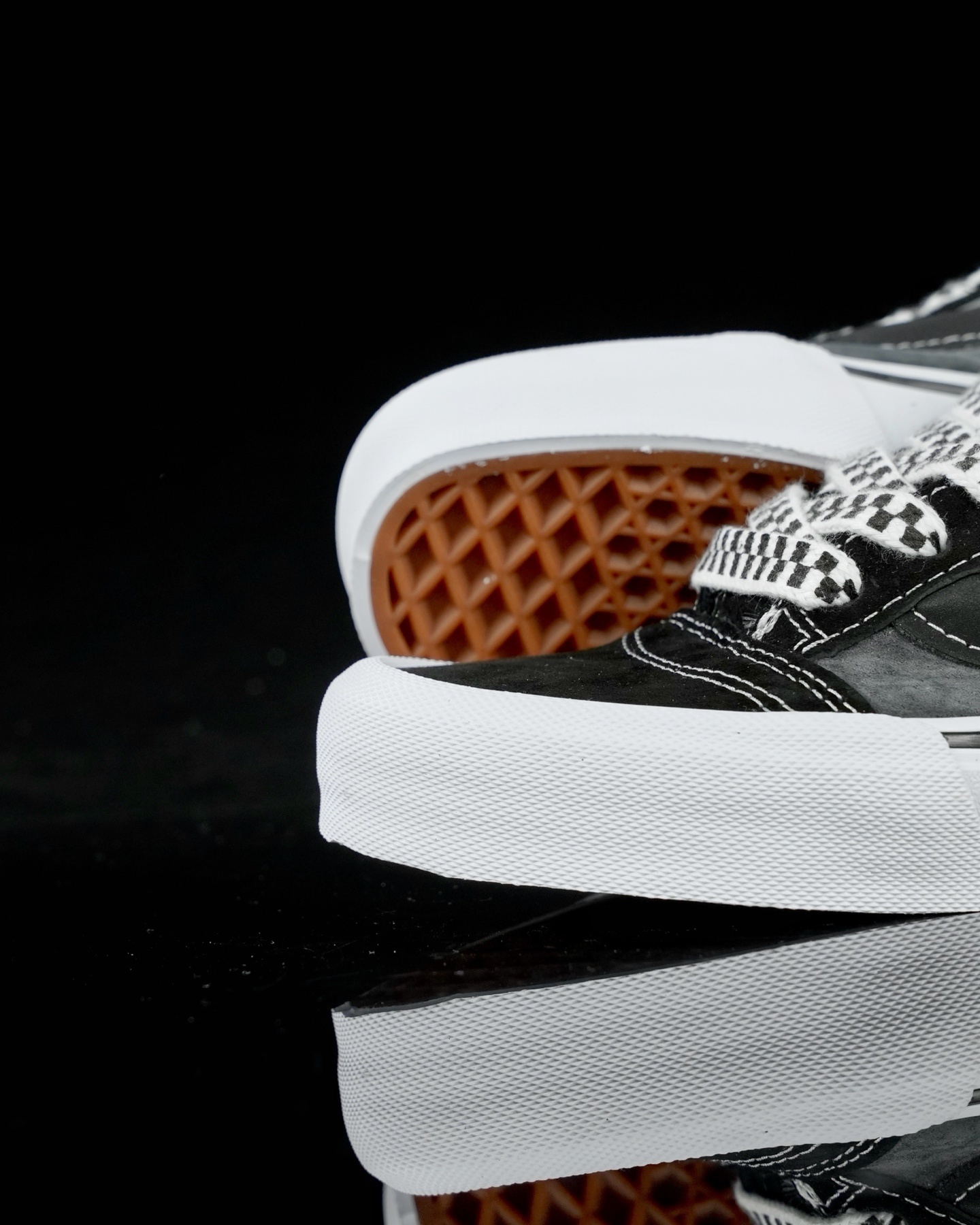 Vans Knu Skool Black White Grey Chunky Sneakers