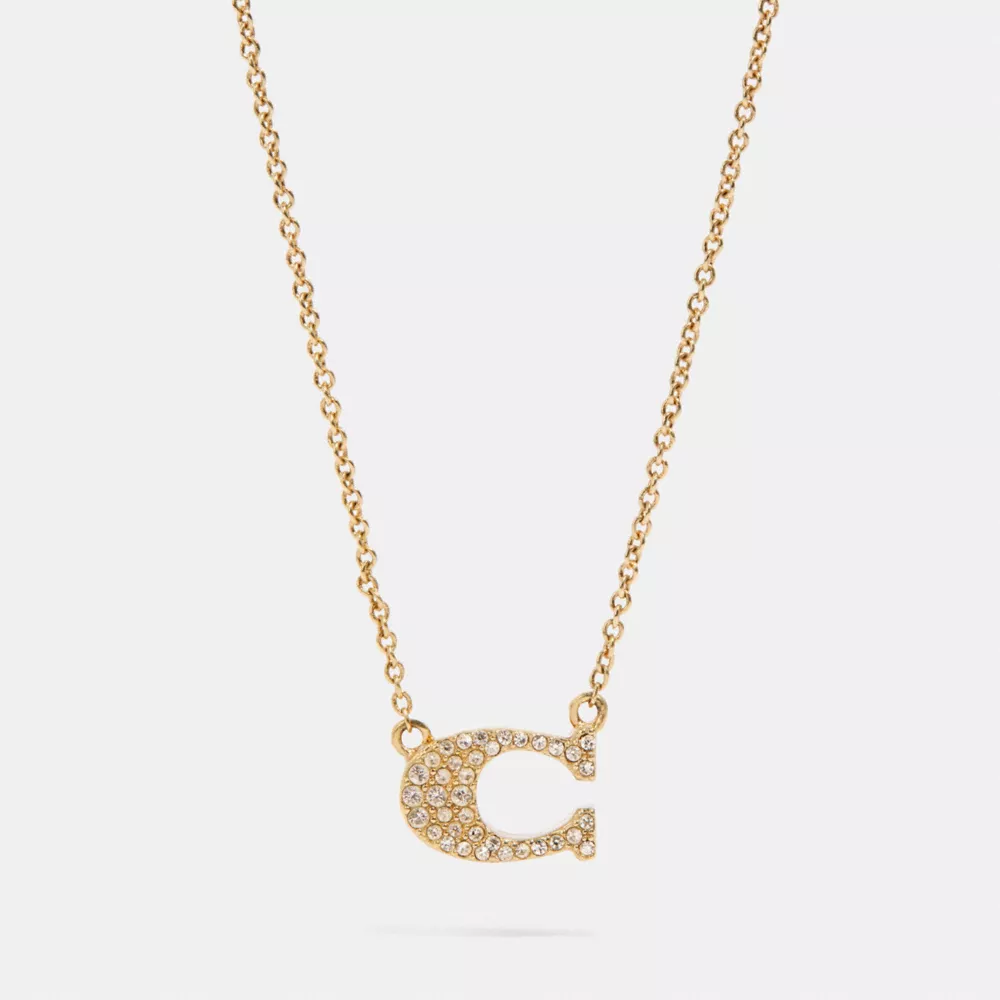 COAthtCH Pave Signature Necklace