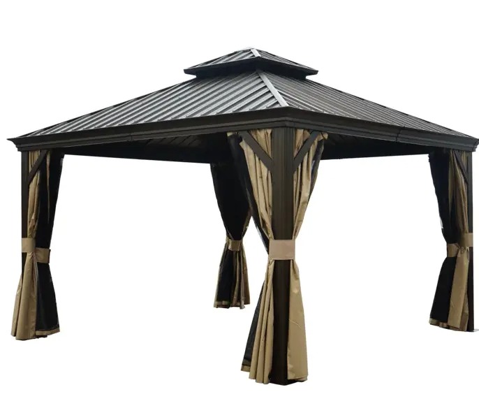 Alexander 12 Ft. W X 12 Ft. D Aluminum Patio Gazebo
