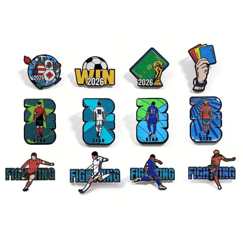 2026 World Cup themed brooch