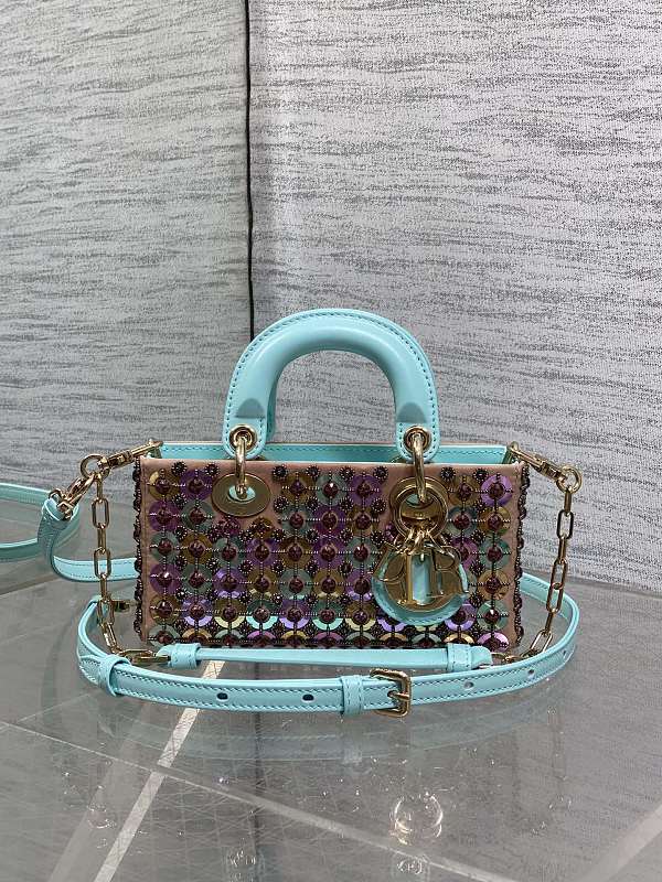 Lady D-Joy Bag Turquoise Beaded