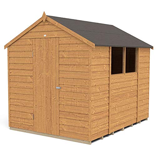 Mercia Wooden 8x6 ft Overlap Garden Shed