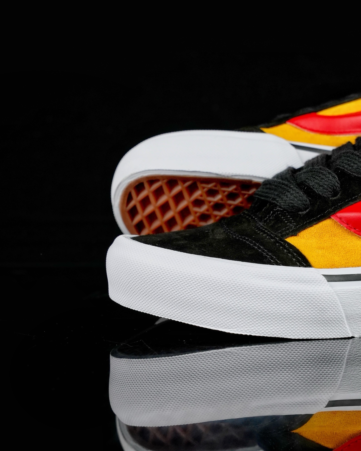 Vans Knu Skool Retro Black Yellow Chunky Sneakers