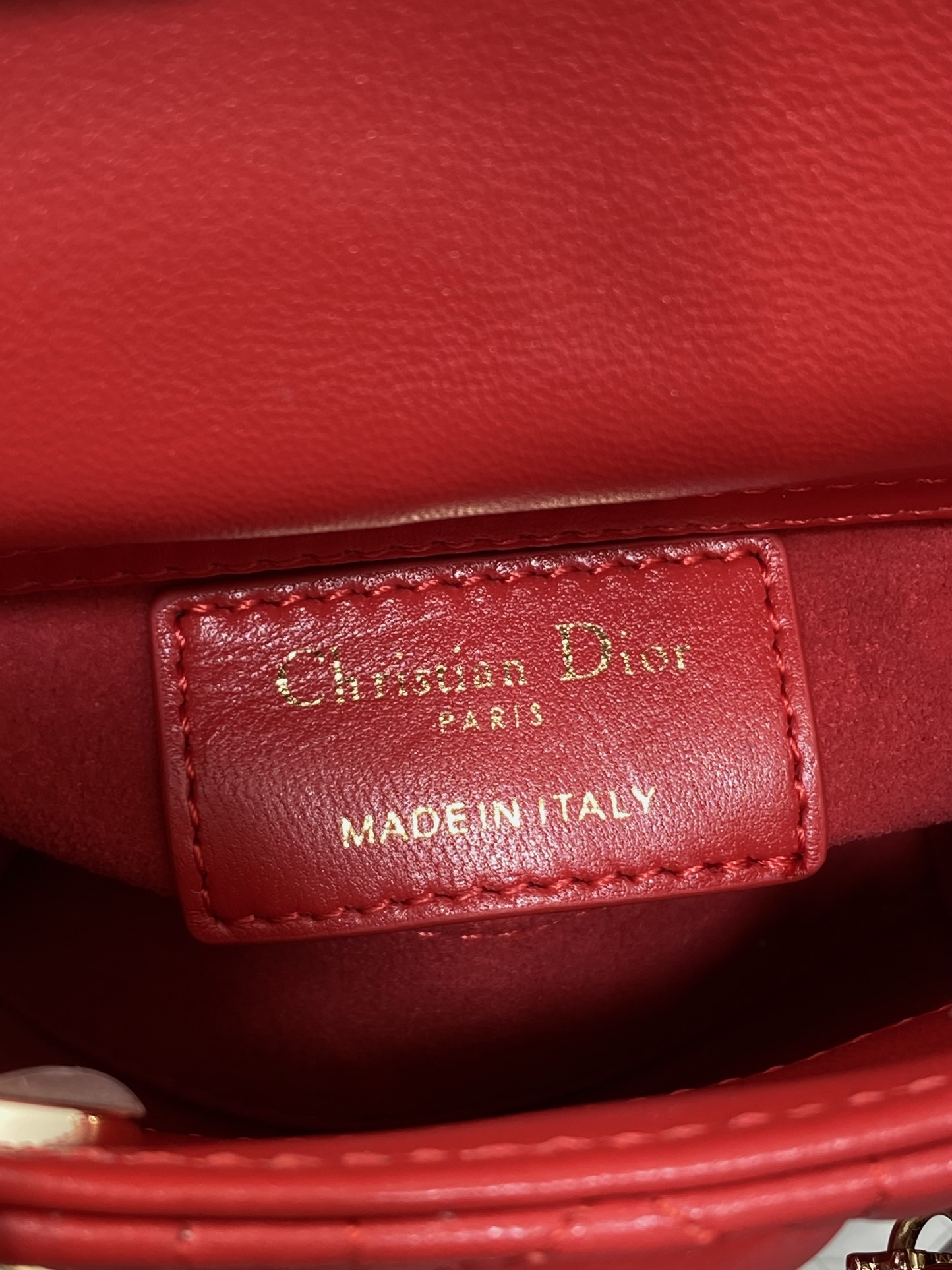 Dior Lady Mini Red Bag