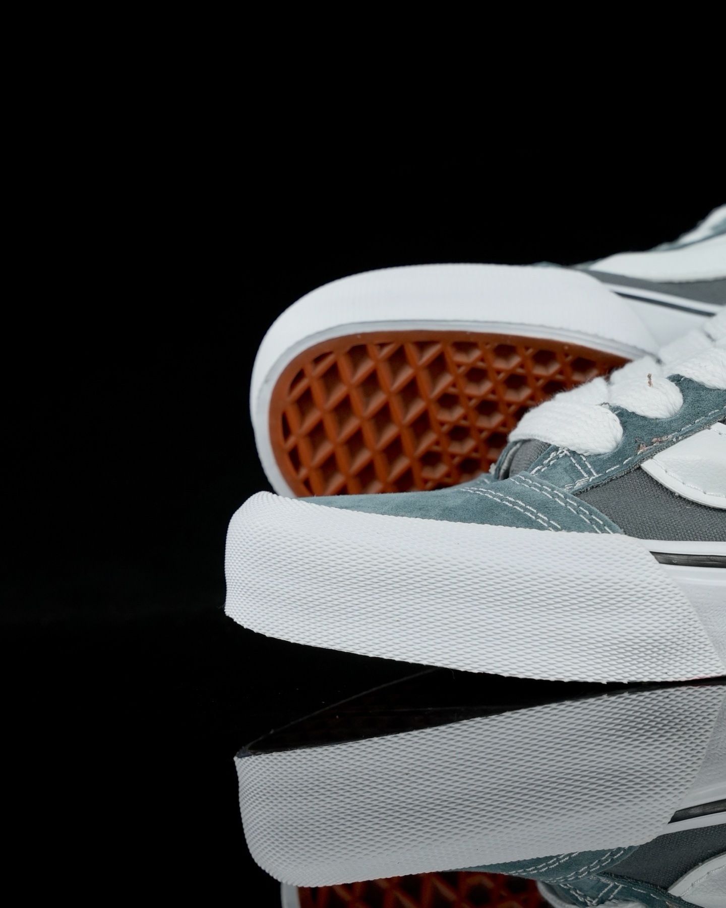 Vans Knu Skool Grey Blue Chunky Sneakers