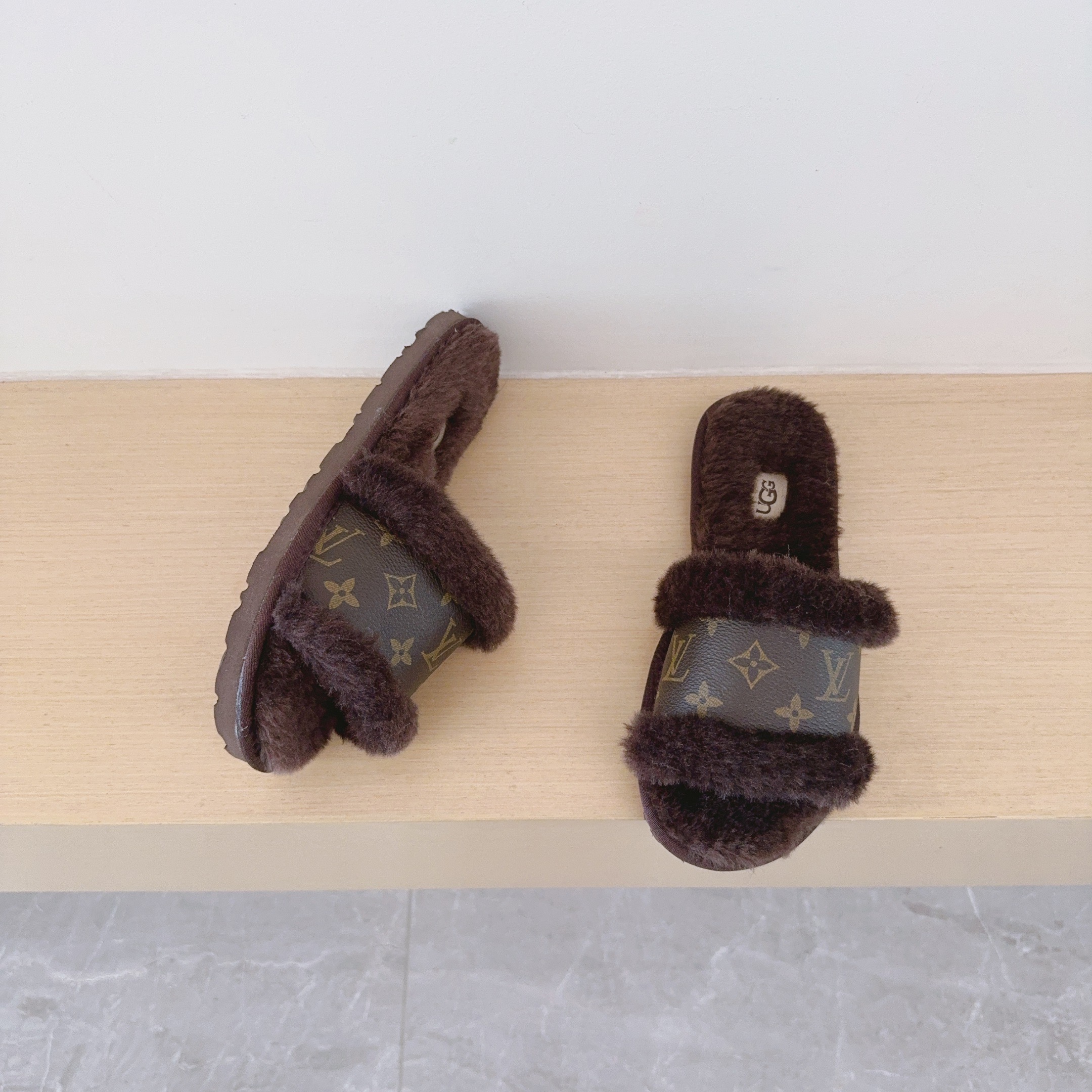UGG Kids Collaboration Slide Sandals
