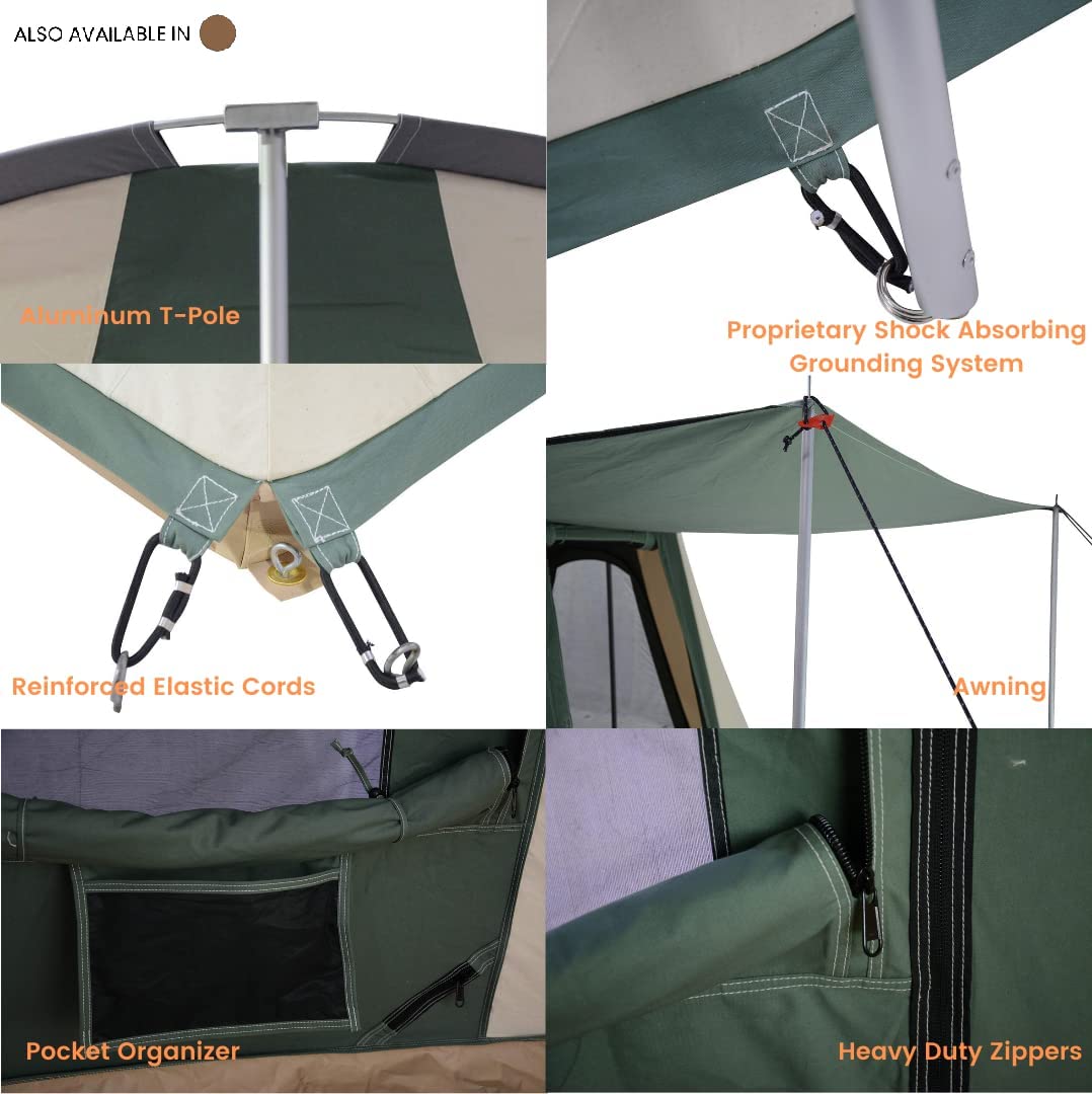 Canvas Cabin Tent - Waterproof
