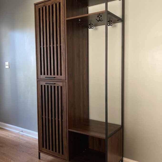 Mcquillen 36'' Wide Hall Tree with Shoe Storage