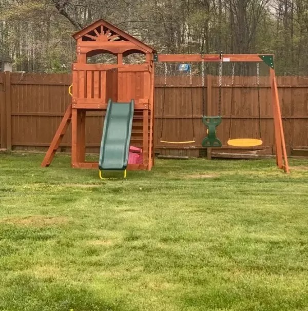 Oak Grove Wooden Swing Set