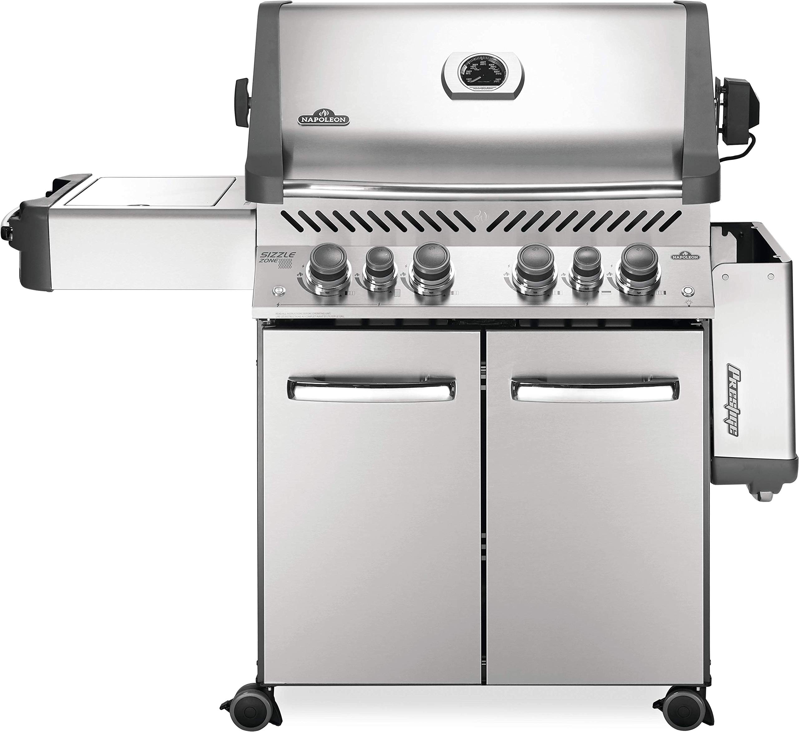 Napoleon P500RSIBPSS-3 Prestige 500 RSIB Propane Gas Grill