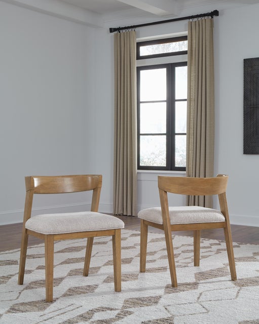 Kristiland Low Back Upholstered Dining Chair (Set of 2)