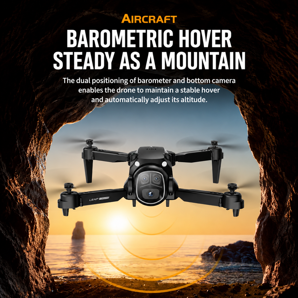 H20 Dual 4K Camera Drone | VR Real-Time FPV Quadcopter with Gesture Control, Long Flight Time & Foldable Portable Design