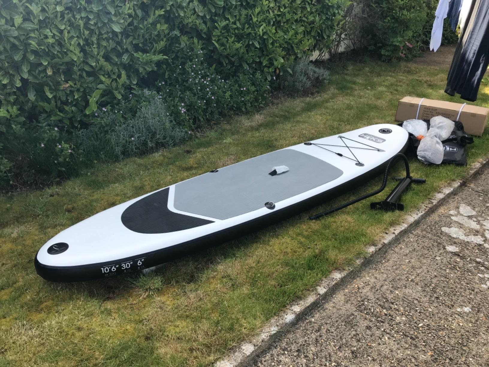 SUP Inflatable Stand Up Paddle Board Set Inc Paddle