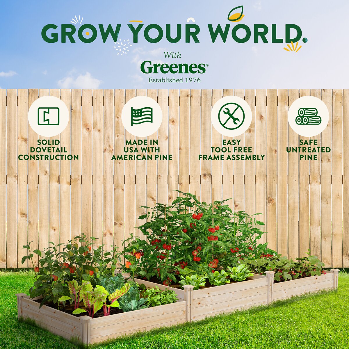 12x4 ft Cedar Raised Garden
