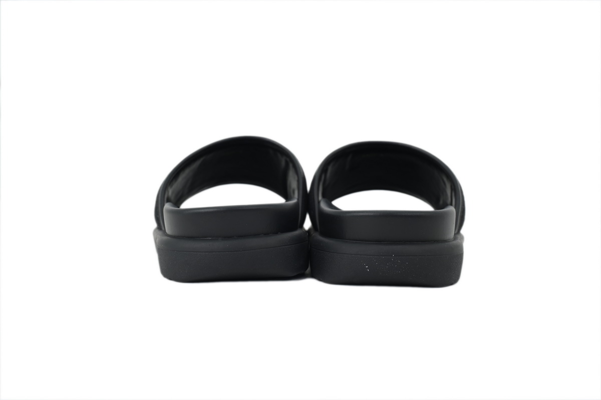 LOUIS VUITTON Slippers Black Denim Fabric