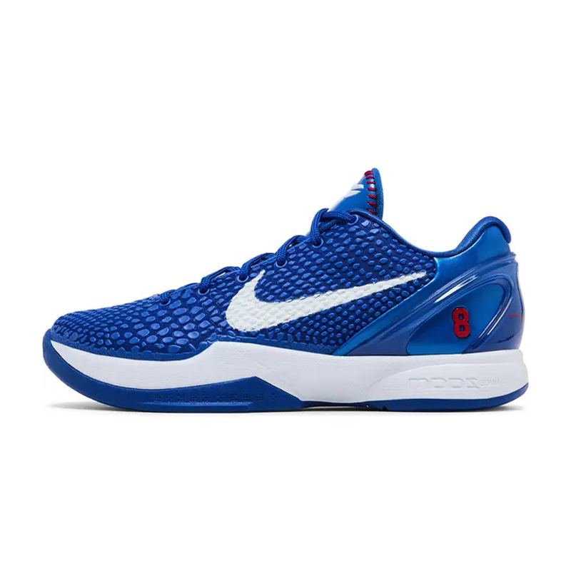 Nike Zoom Kobe 6 Protro Dodgers Game Royal White Sneakers For Men