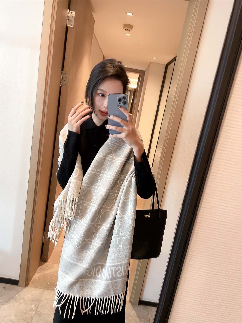 Dior Scarf Ivory and Pink product images