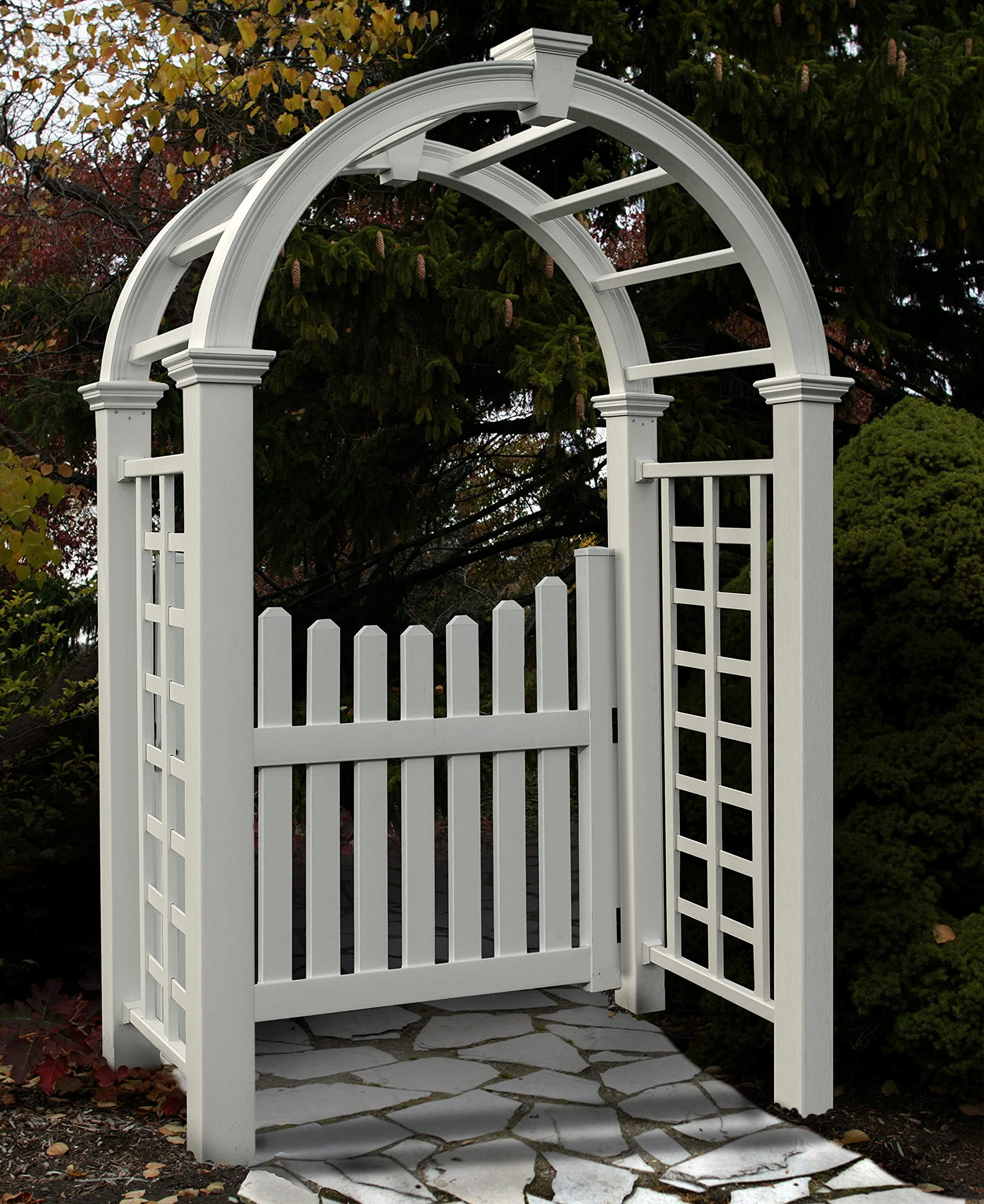 Nantucket Deluxe 60W x 94H Vinyl Arbor