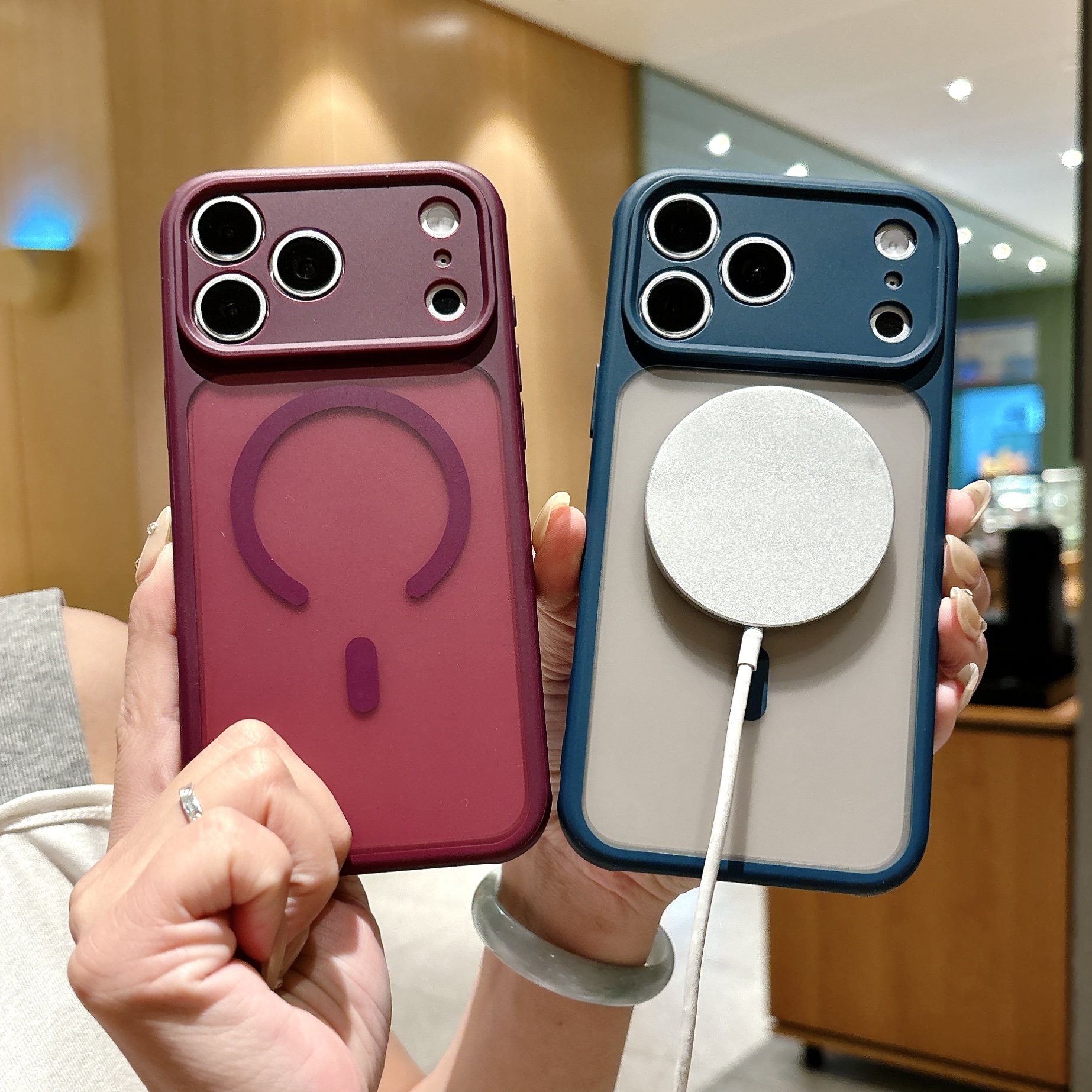 iPhone 18 Pro Max Protective Case Magnetic - back view