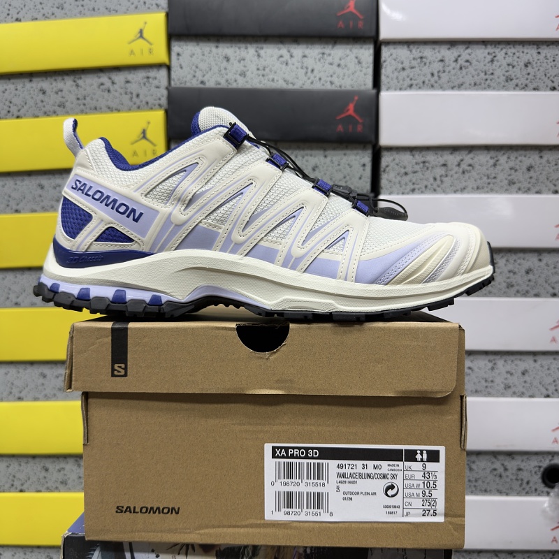 Salomon XA PRO 3D Cream Blue Sneakers