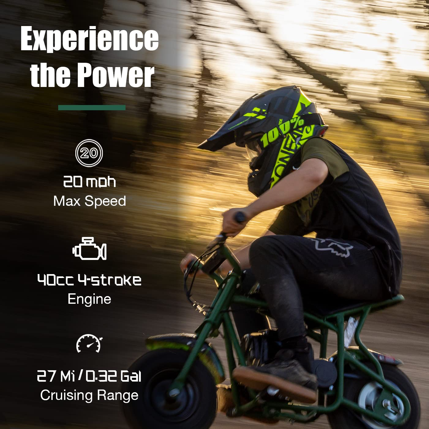FRP DB003 40CC 4-Stroke Kids Dirt Off Road Mini Dirt Bike