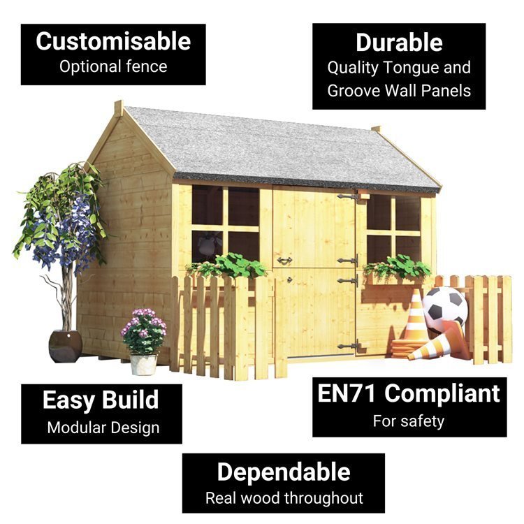 Gingerbread Junior Playhouse 6 x 4