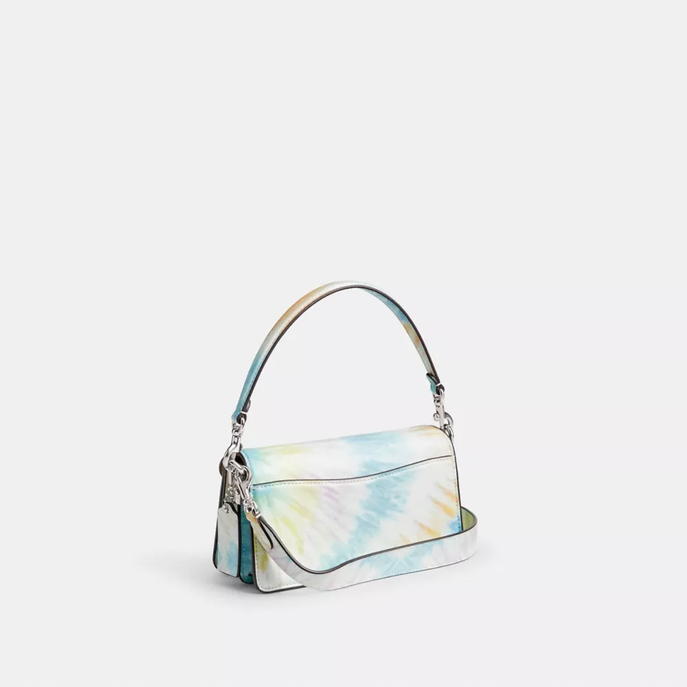 Tabby Shoulder Bag 20 With Rainbow Tie Dye Print