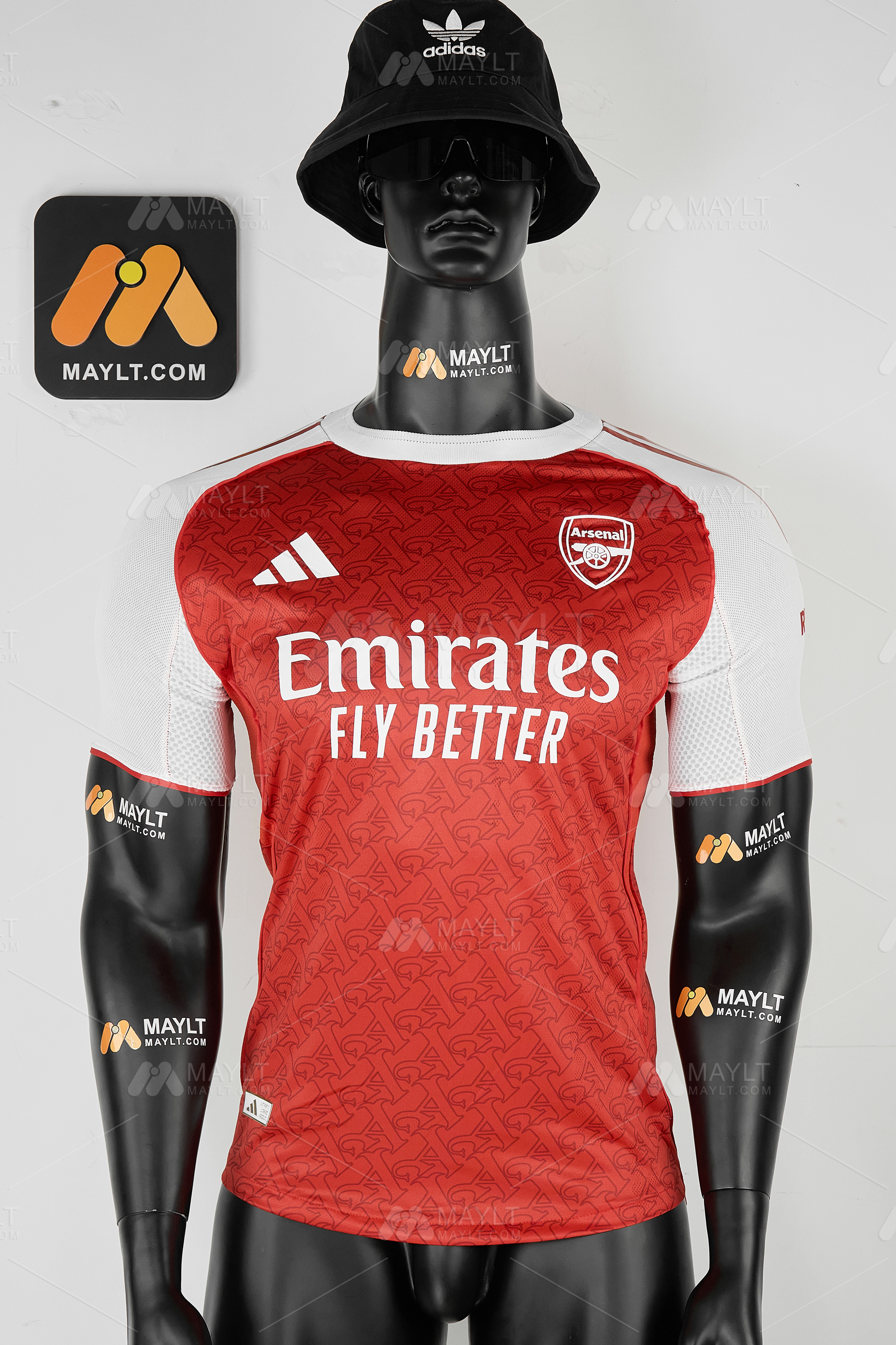 2025/26 Arsenal Adidas Home Soccer Jersey CB PRL MN