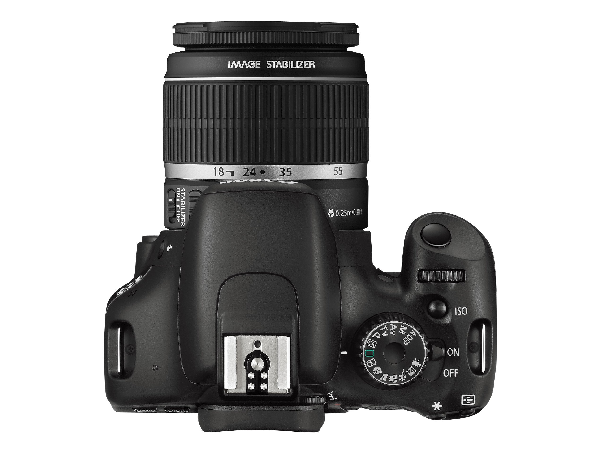 Canon EOS 550D 18.0MP SLR Camera with EF-S IS 18-55mm Lens-Black