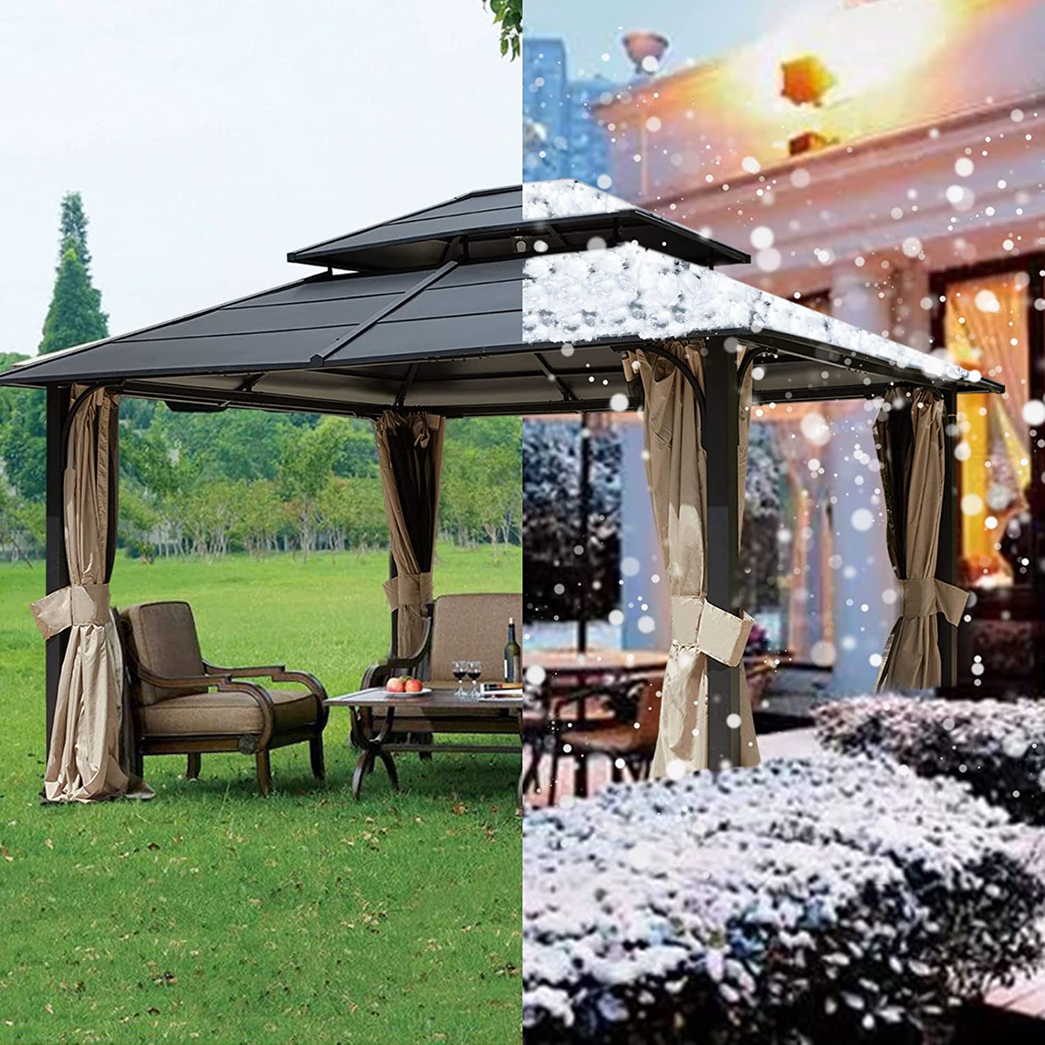 12' x 14' Hard Top Gazebo