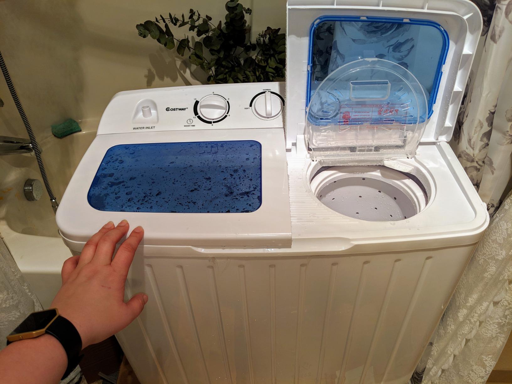 Giantex Mini Compact Twin Tub Washing Machine 17.6lbs Washer