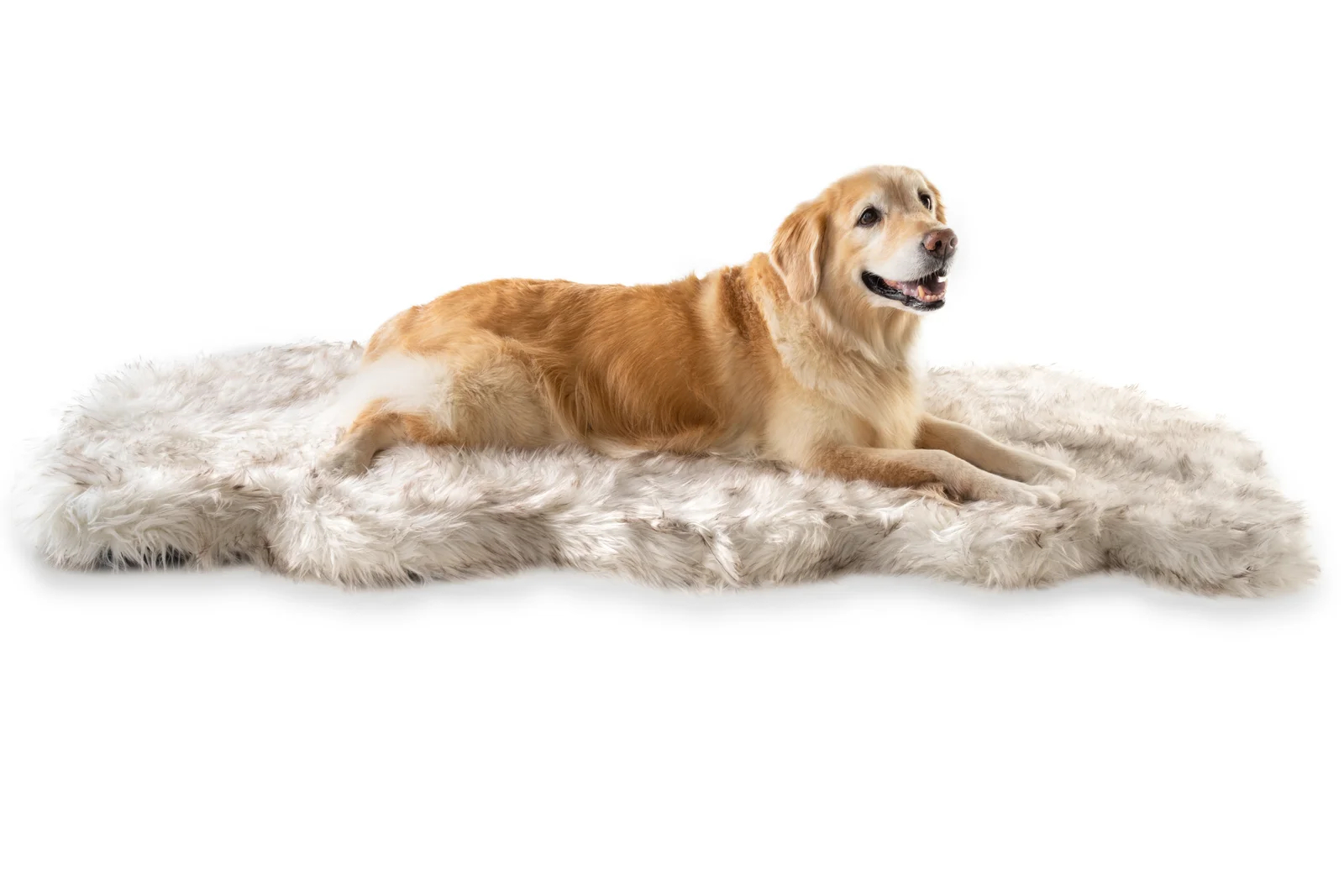Pretor Puprug Runner Faux Fur Memory Foam Dog Curve Mat