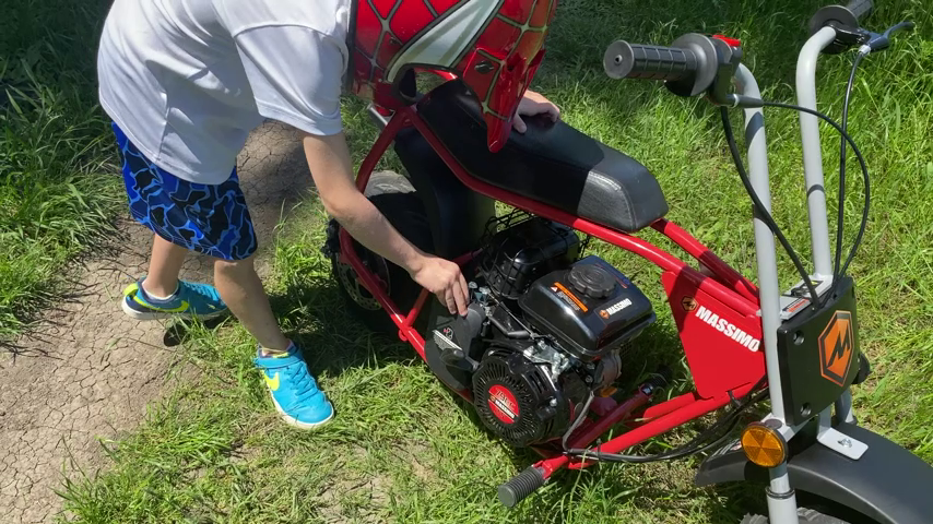 M Massimo Mini Bike Off-Road Motorcycle Gas Scooter MB100-79cc