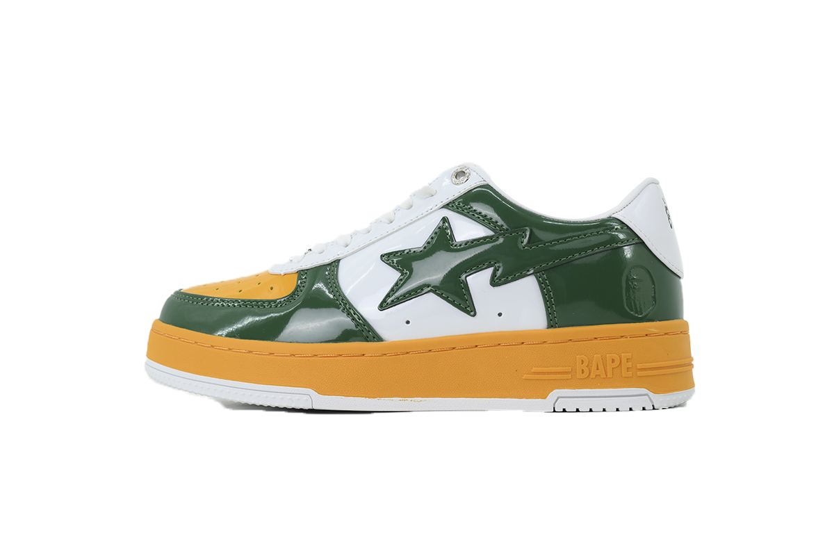 A BATHING APE BAPE Grey Yellow Green OZXSHM327911Q