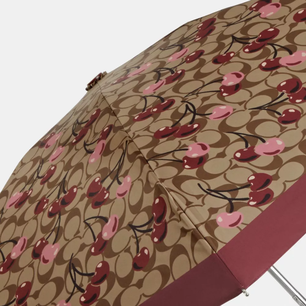 Uv Protection Mini Umbrella In Signature Cherry Print